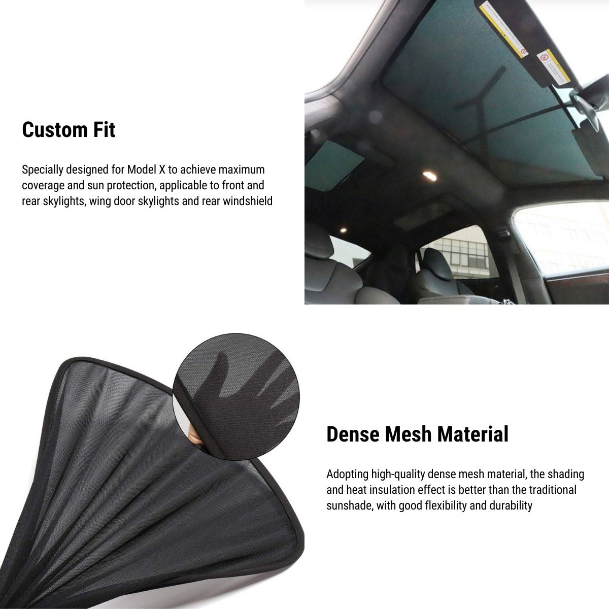 Sunshade for Model X 2016-2024 (6 sets) - Tesery Official Store