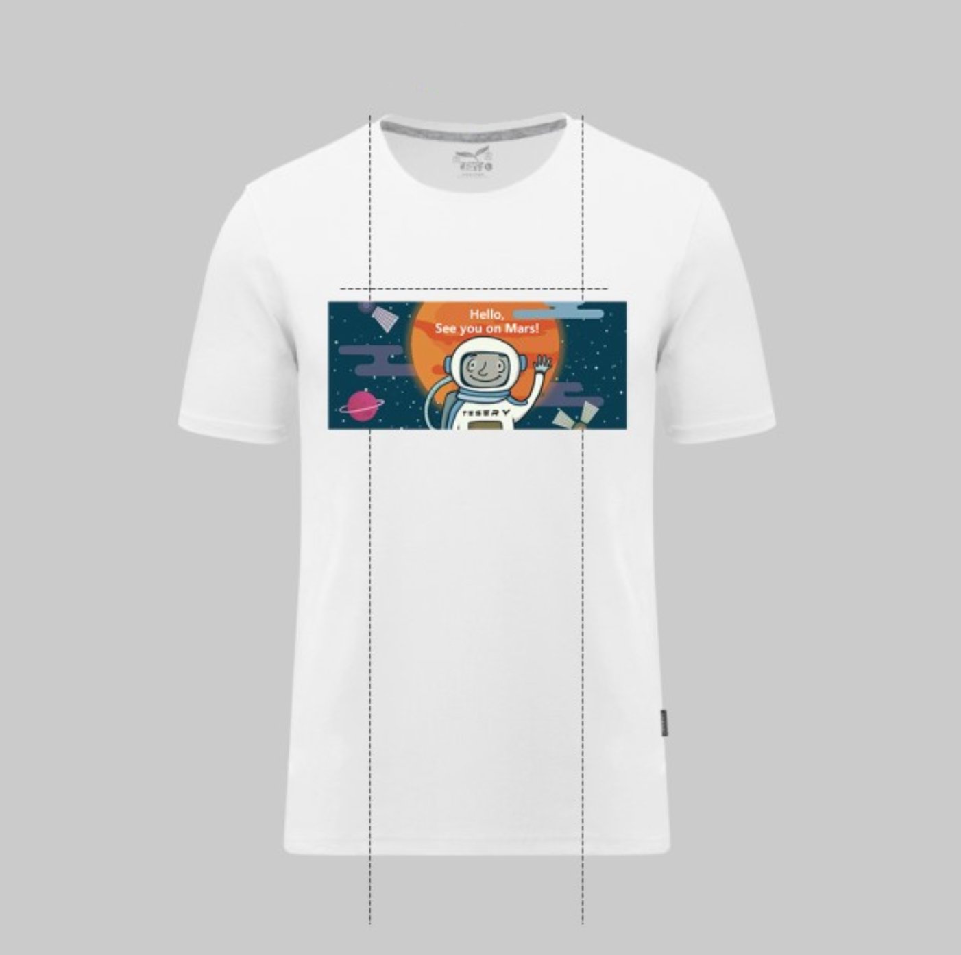 T-shirt form Tesery -See you on Mars (Recommended to take one size up) - Tesery Official Store