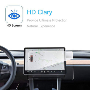 15-Zoll-Touchscreen-Schutzfolie aus gehärtetem Glas, geeignet für Tesla Model 3 Model Y