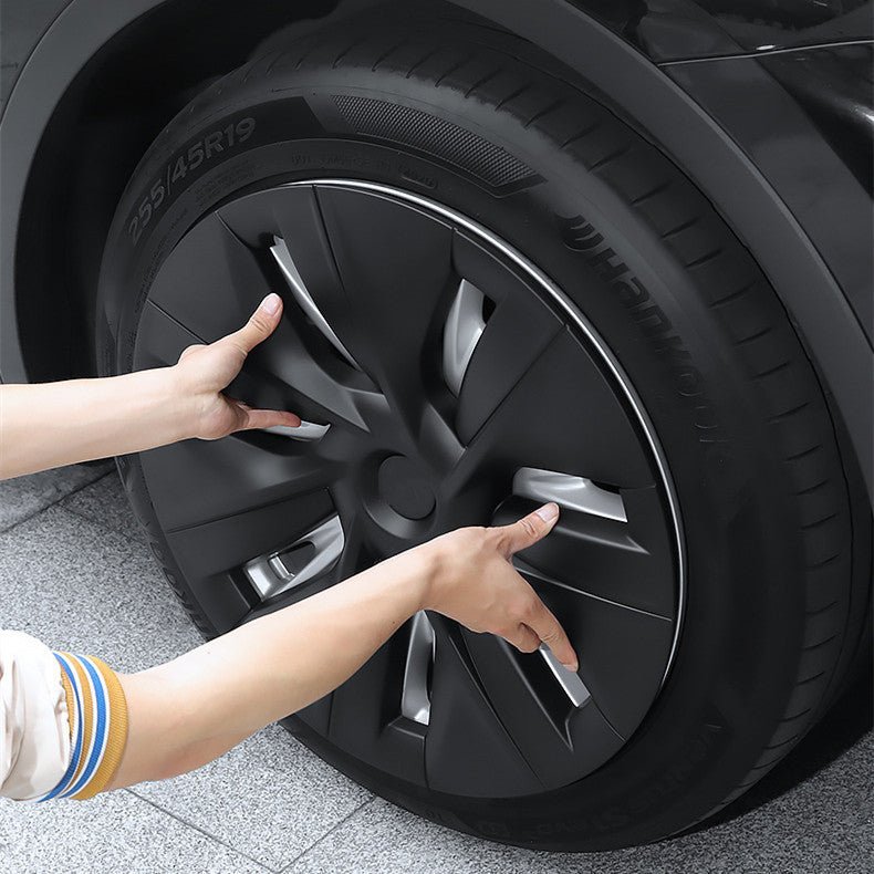 テスラ モデルY用ジェミニ ダークホイールカバー