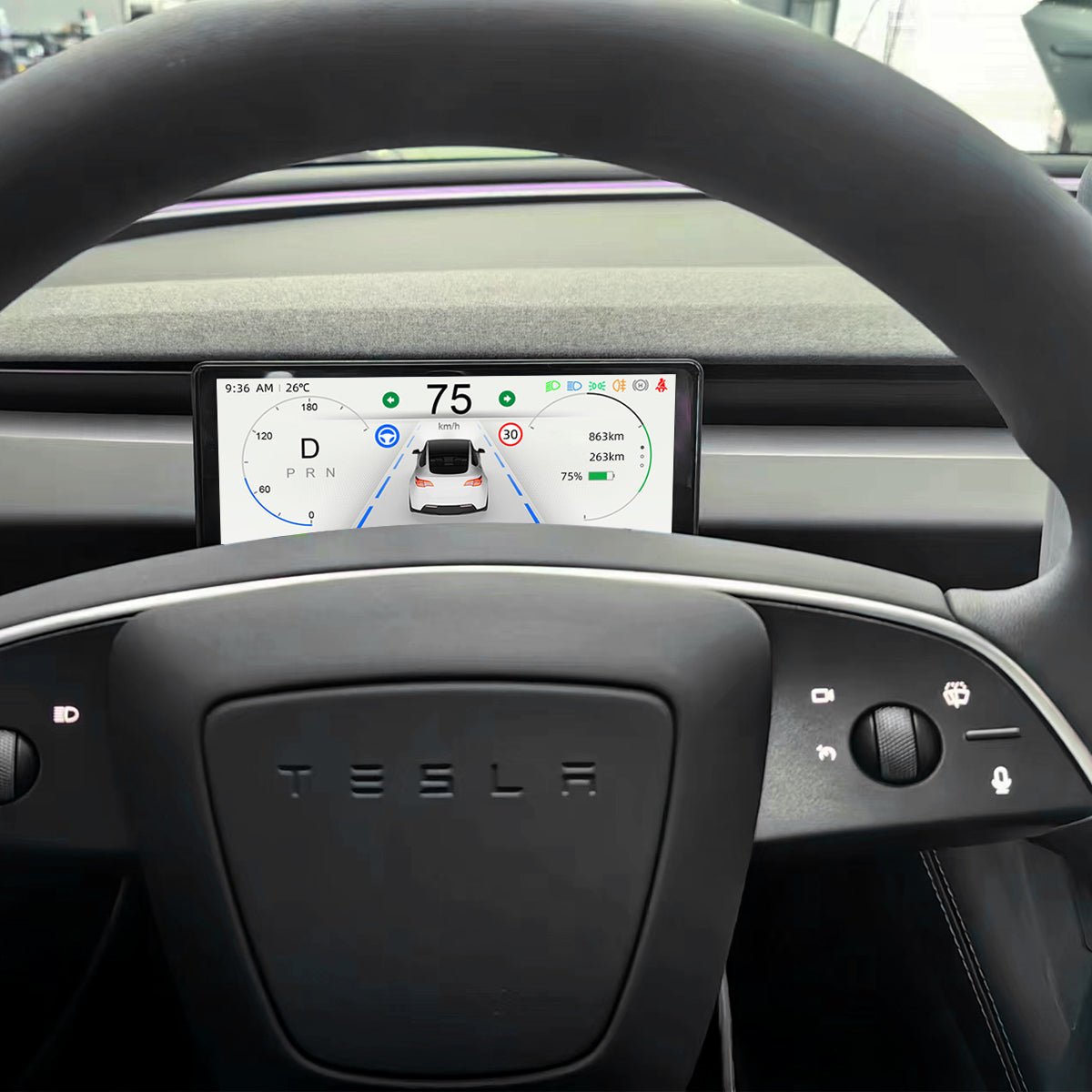 TESERY 6.2'' Dashboard Screen Display for Tesla Model 3 Highland / Model Y