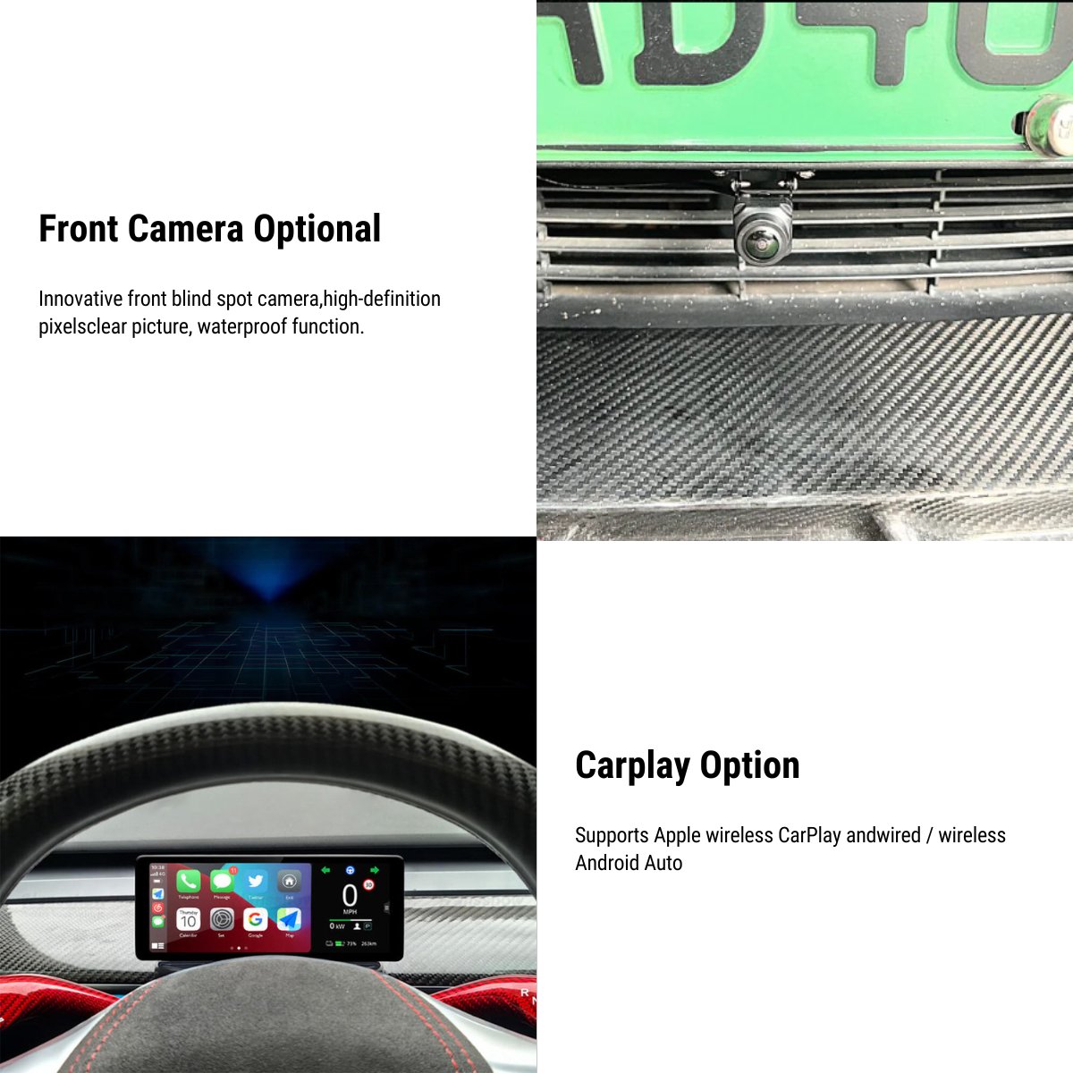 TESERY 6.2'' Dashboard Screen Display for Tesla Model 3 Highland / Model Y - Tesery Official Store