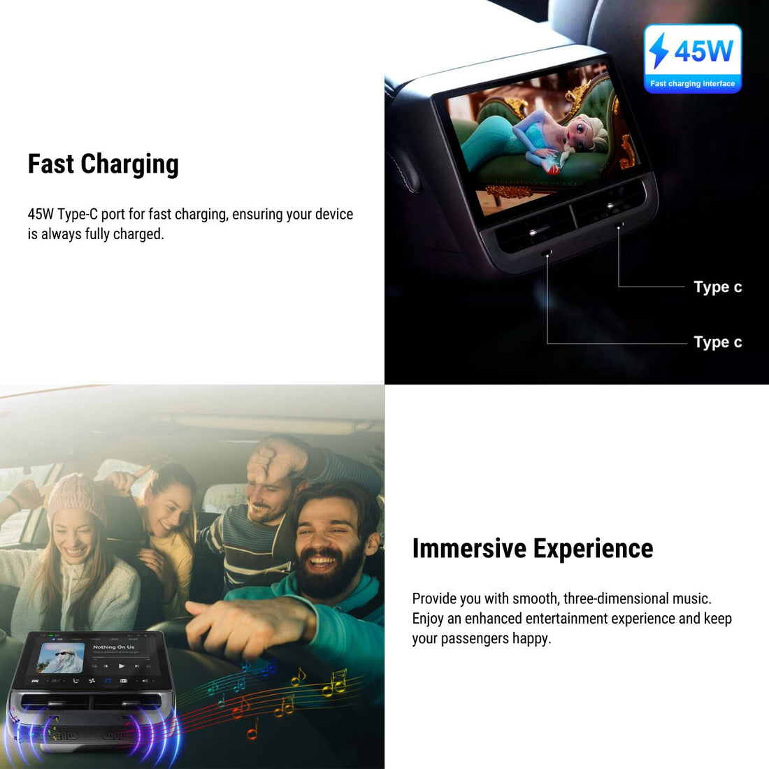 TESERY 7‘’ Rear Entertainment System - Tesla Model Y / 3