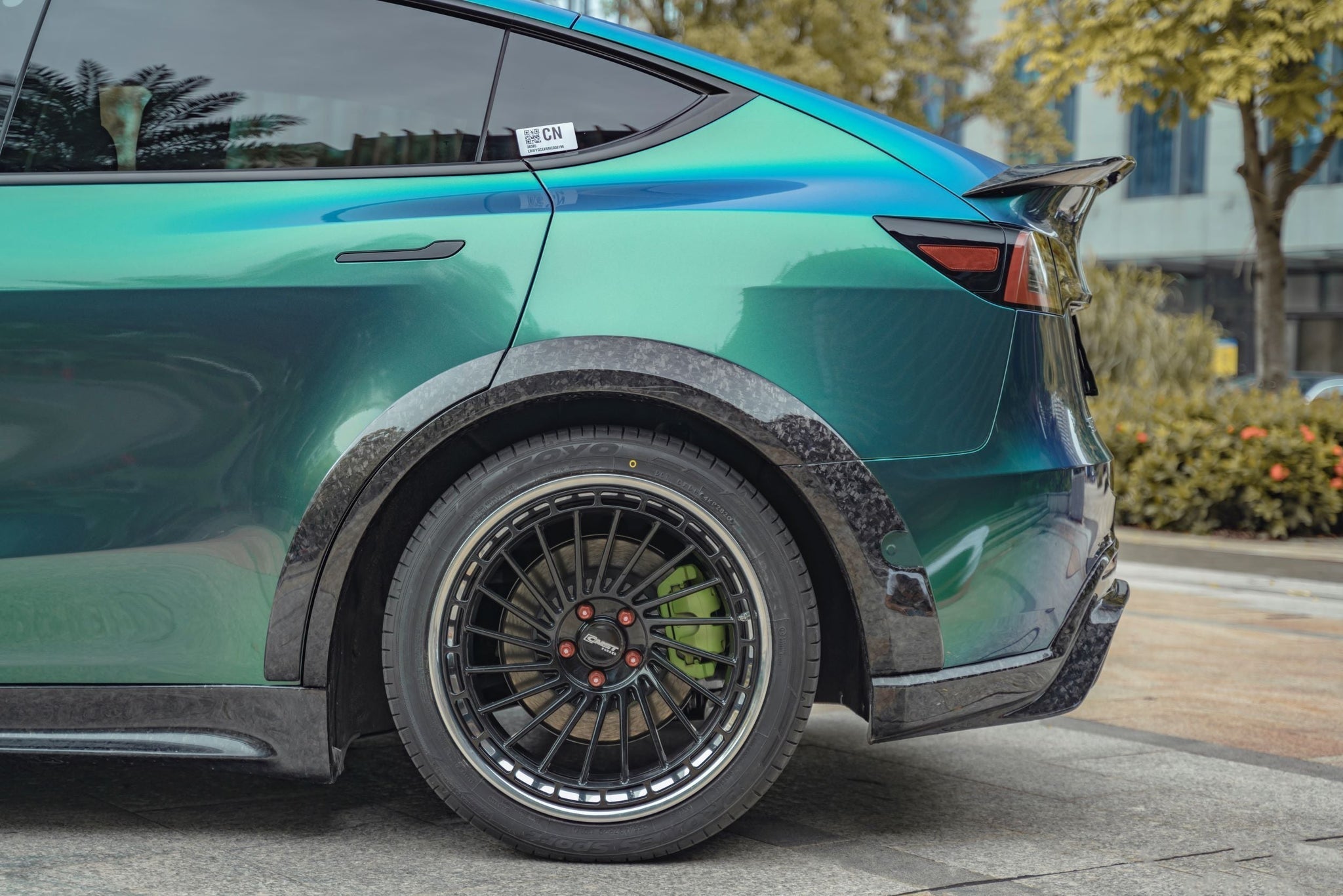 TESERY×CMST Model Y Carbon Fiber Spoiler Ver.1 - Track-Inspired