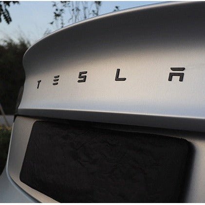 TESERY Logo Cover Front Badge Rear Letters Emblem for Tesla Model 3 ...