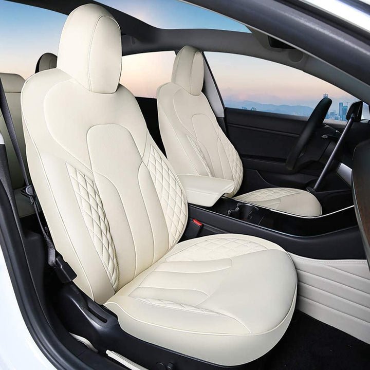 XENITE Car Seat Cover Sets Leather Custom, for Tesla Model 3 2023