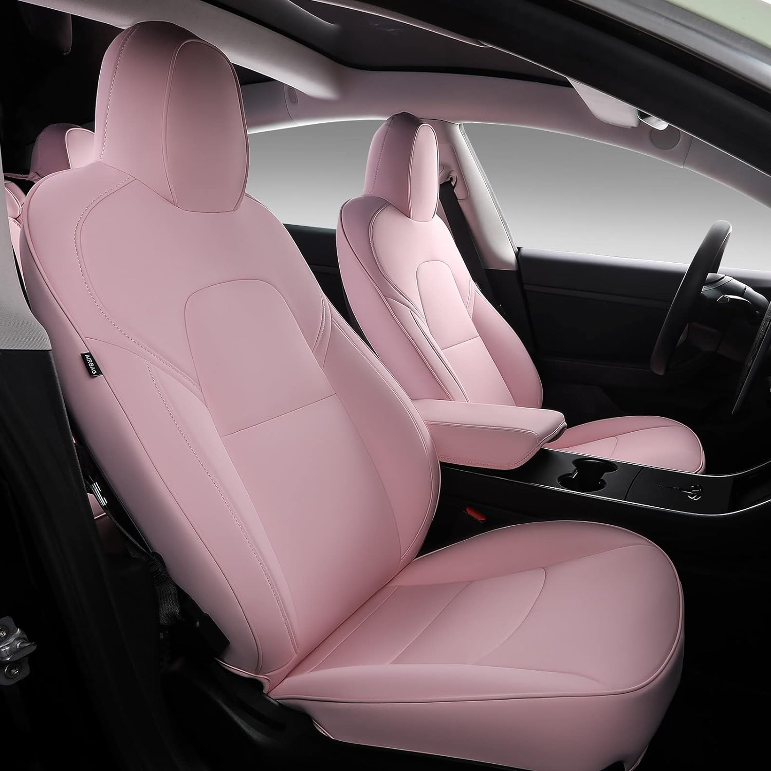 Tesla Seat Covers for Model 3 & Y | TESERY Official Store Off White / Model Y (12 Pieces)