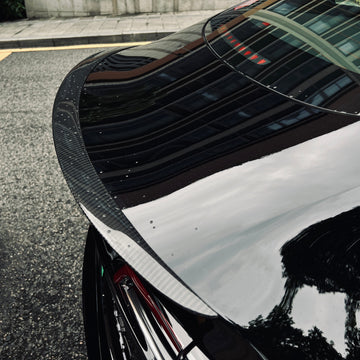 Tesery Tesla malli 3 / Y Spoileri korkean suorituskyvyn OEM tyyli - Kuiva hiilikuitu ulkopuoliset modit