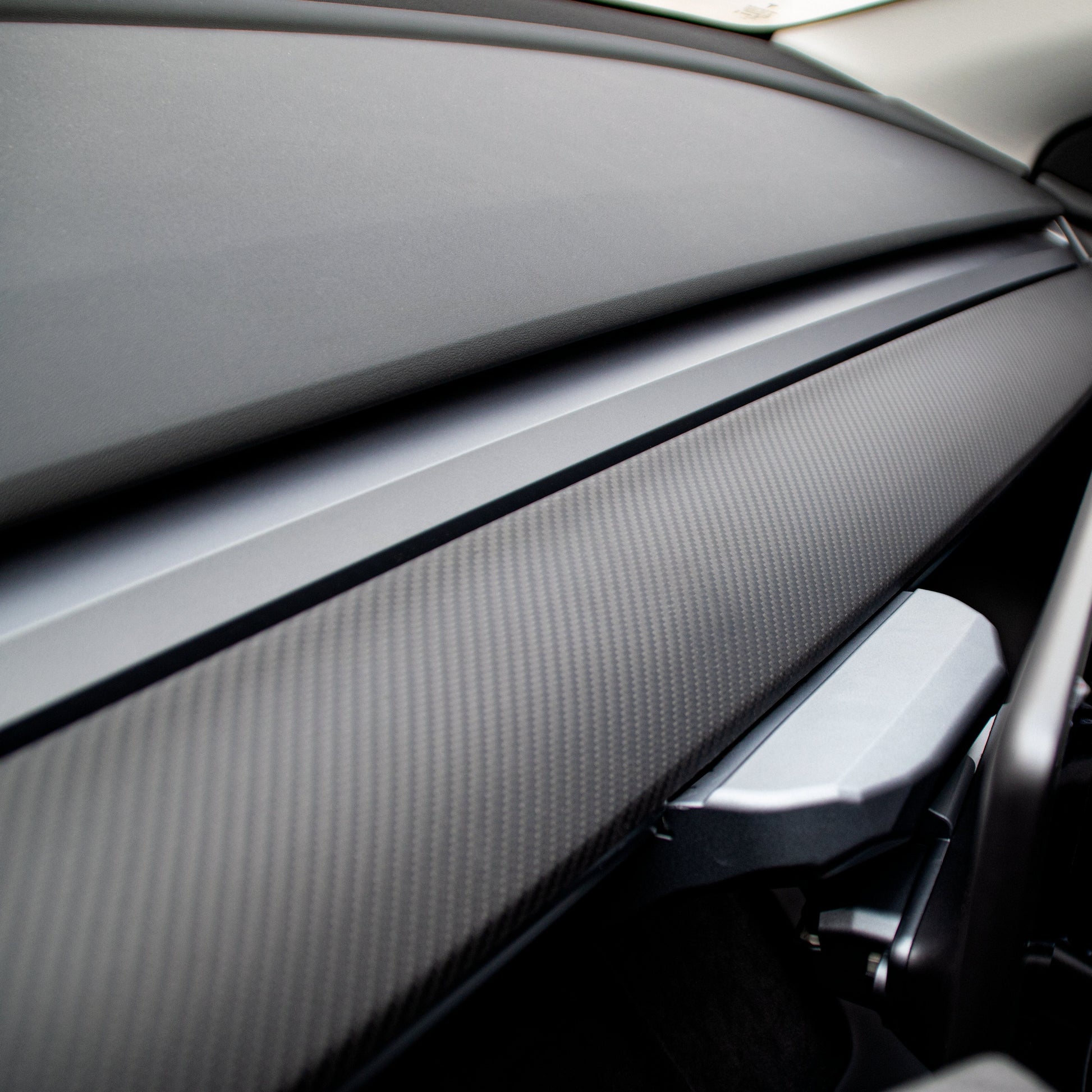 Tesla Model 3 Model Y Dash Wrap deur trimmen afdekking interieur carbon model decoratie wrap kit accessoires 4 stuks (Glossy Carbon Fiber Tesla Model 3 Model Y Dash Wrap deur trimmen afdekking interieur carbon model decoratie wrap kit accessoires 4 stuks (Glossy Carbon Fiber