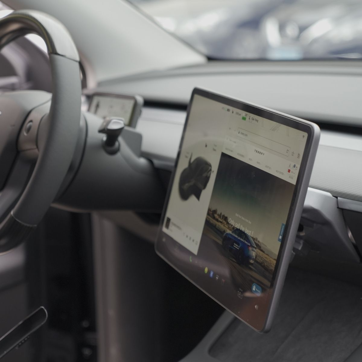 TESERY Tesla Model 3 / Y Swivel Screen Mounting Kit - Upgrade Version (Fits  RHD & LHD)
