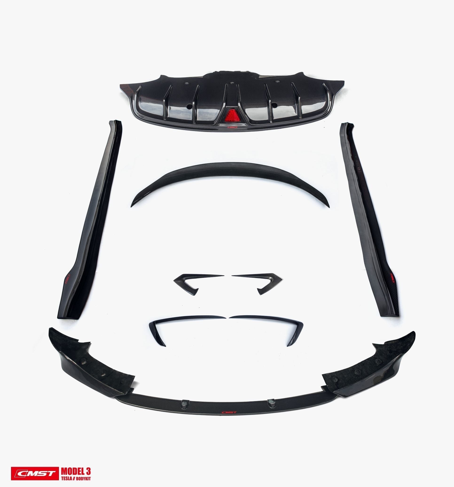 TESERY×CMST Carbon Fiber Full Body Kit Style A for Tesla Model 3 - Tesery Official Store