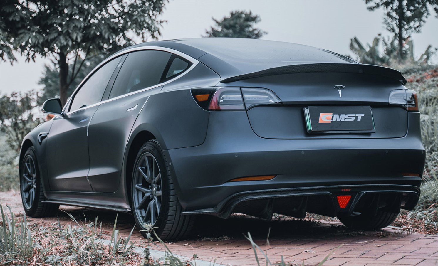 TESERY×CMST Carbon Fiber Full Body Kit Style C for Tesla Model 3 - Tesery Official Store