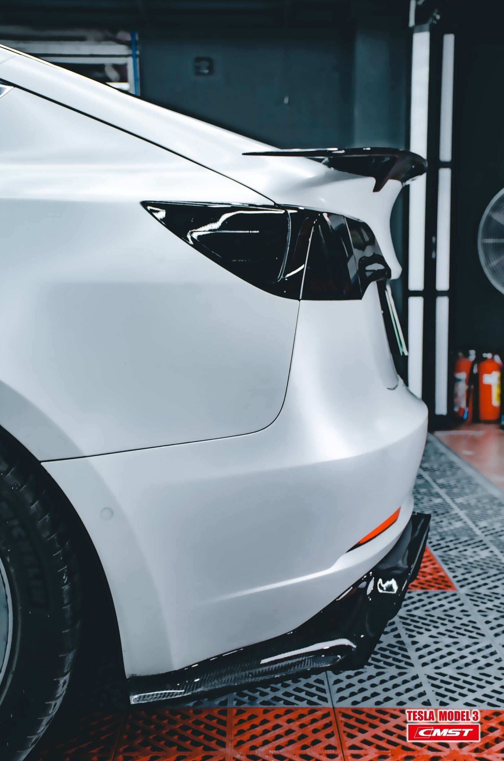 TESERY×CMST Tesla Model 3 Carbon Fiber Rear Diffuser Ver.3 - Tesery Official Store