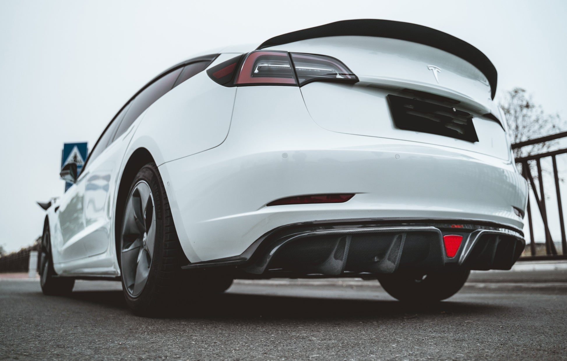 TESERY×CMST Tesla Model 3 Carbon Fiber Rear Spoiler - Tesery Official Store
