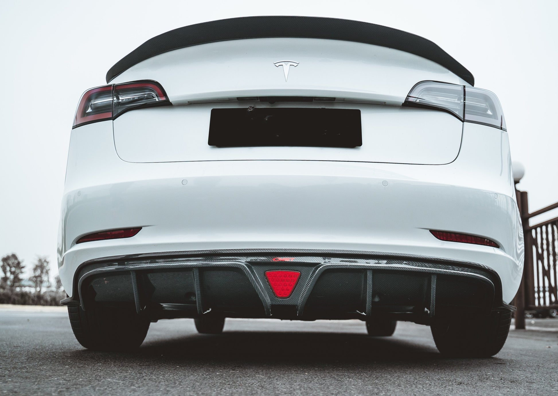 TESERY×CMST Tesla Model 3 Carbon Fiber Rear Spoiler - Tesery Official Store