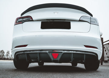 TESERY Tesla Model 3 Carbon Fiber Rear Spoiler