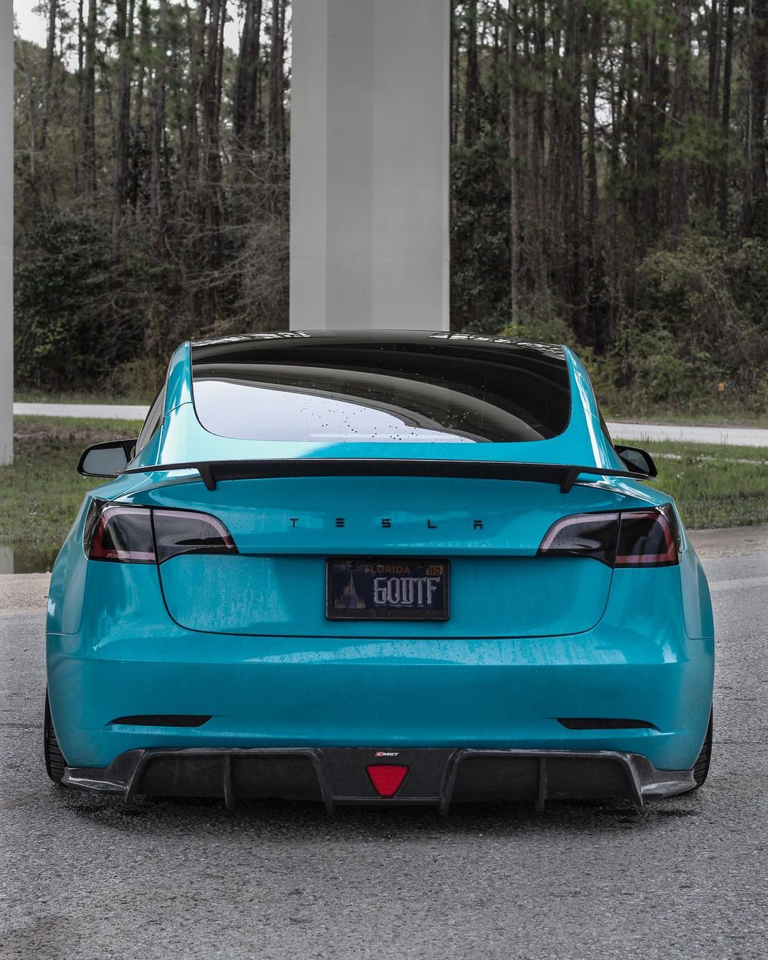 TESERY×CMST Tesla Model 3 Carbon Fiber Rear Spoiler Ver.3 - Tesery Official Store