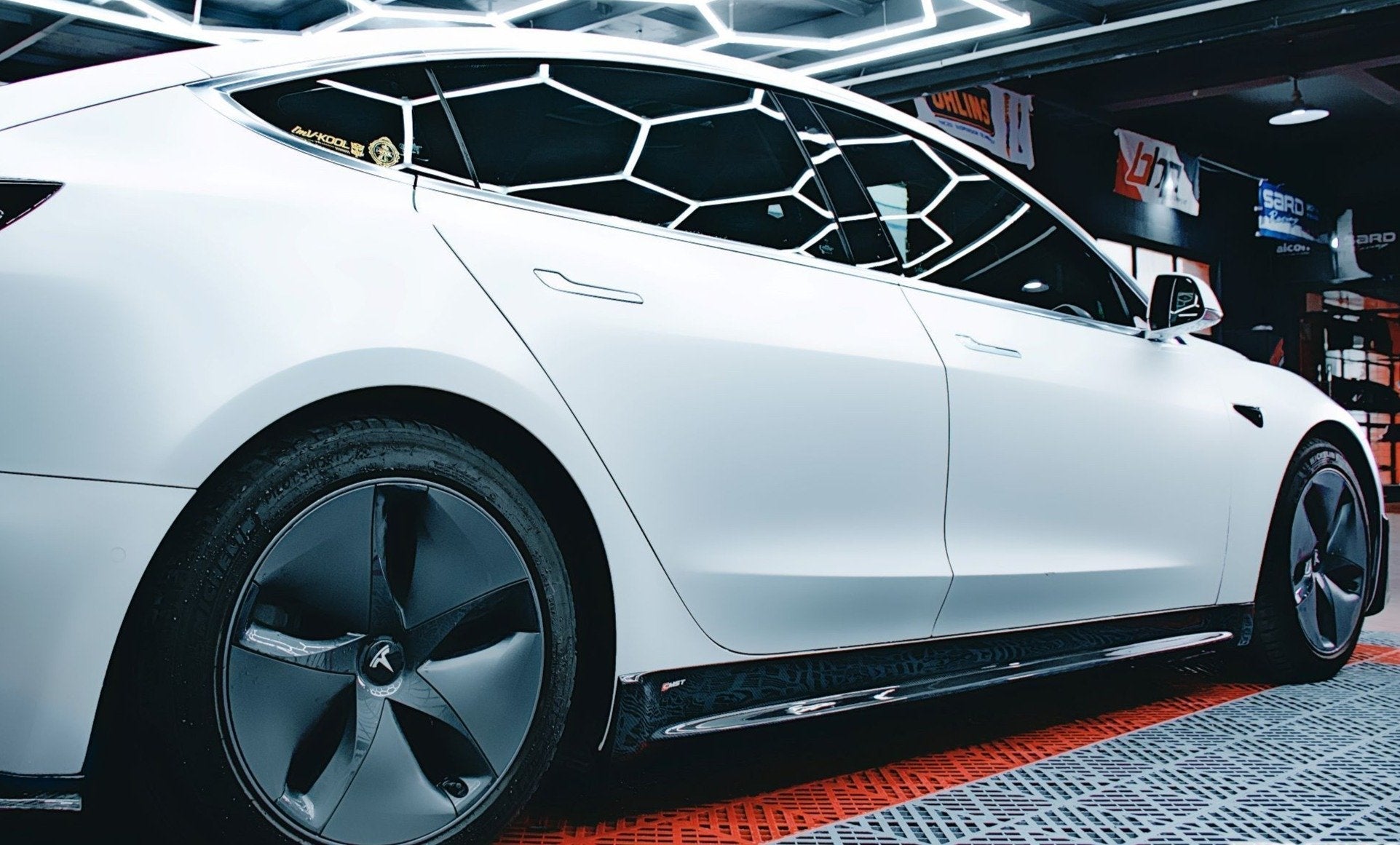 TESERY×CMST Tesla Model 3 Carbon Fiber Side Skirts Ver.3 - Tesery Official Store