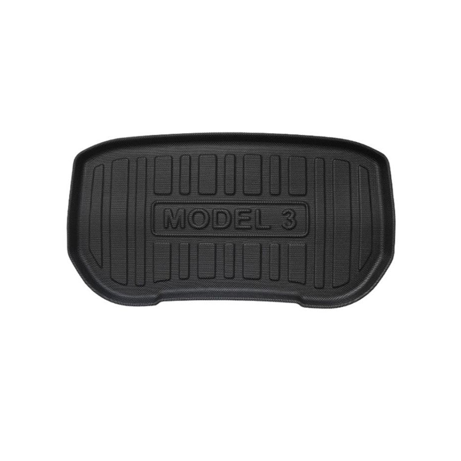 Tesla model 3 Highland All Weather TPE Front/Rear Trunk Mat - Tesery Official Store