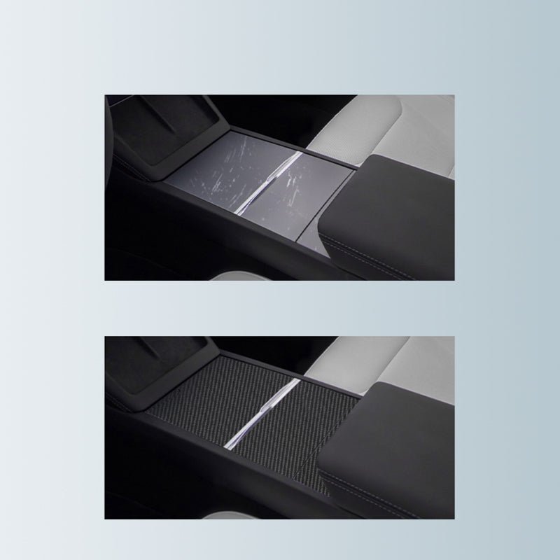 Tesla Model 3 Highland Real Carbon Panel Console Wrap - Tesery Official Store