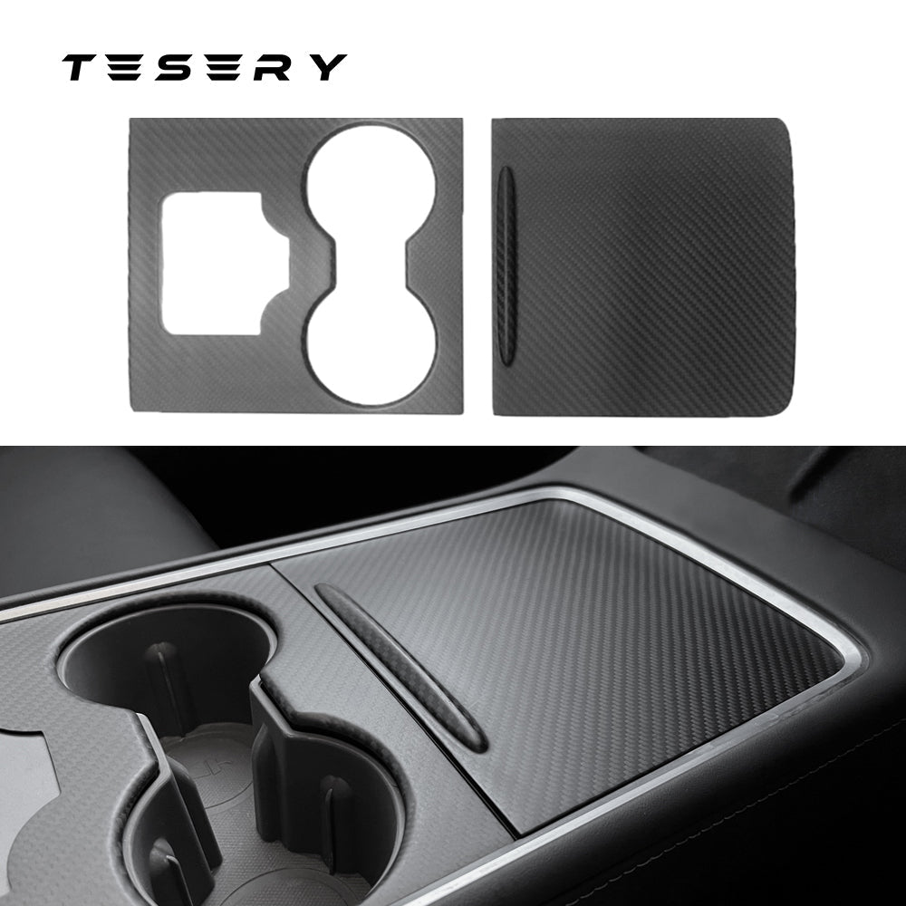 Tesla Model 3 / Y Center Console Wrap Interior - Material Variety | 2021-2024 - Tesery Official Store