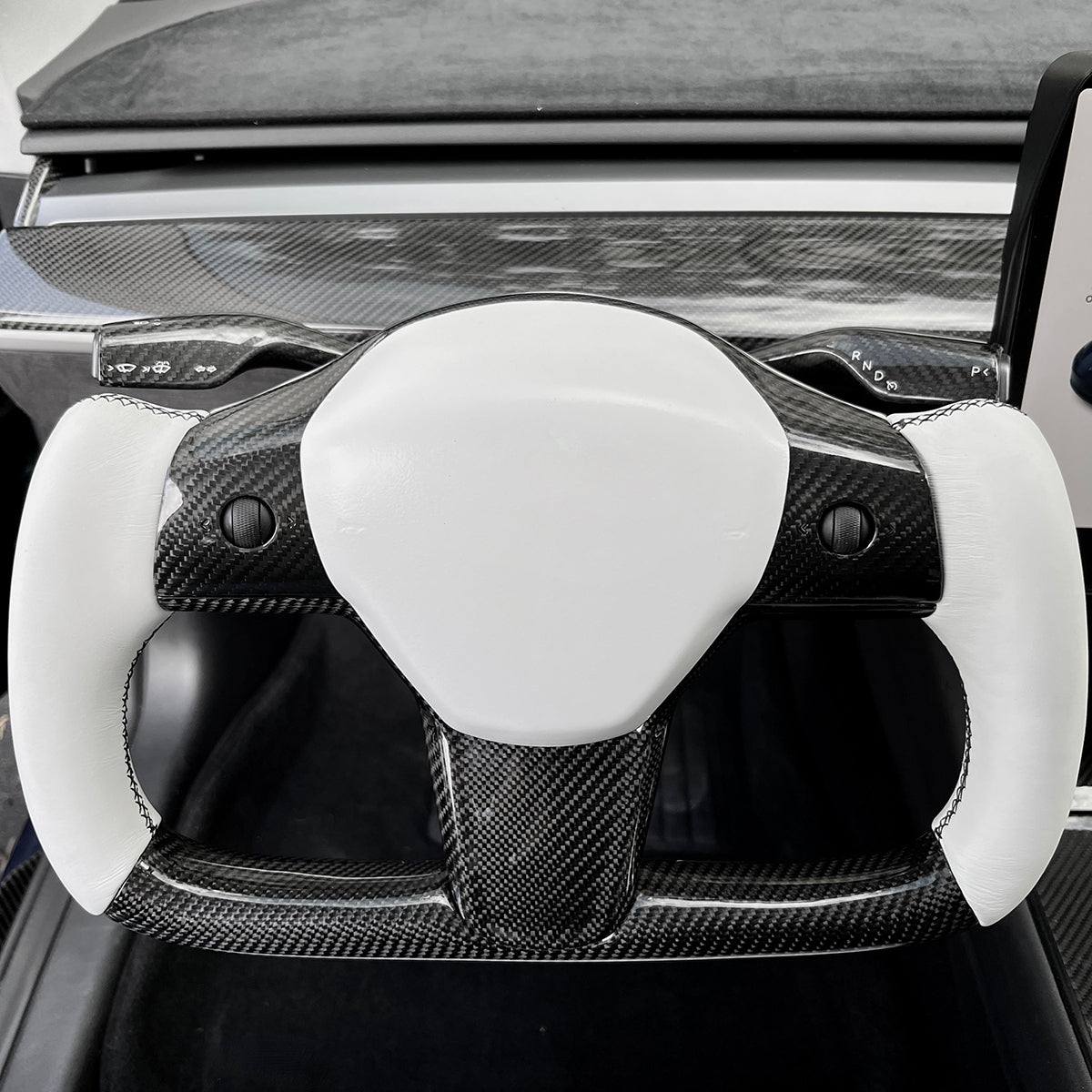 Tesla Model 3 / Y Plaid Yoke Steering Wheel Mods【Style 9】 - Tesery Official Store