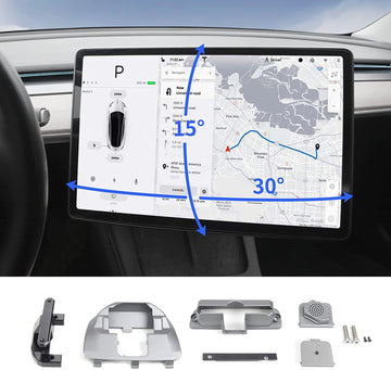 Version de mise à niveau du support d'écran rotatif adaptée aux modèles Tesla 3 et modèle Y 2017-2022