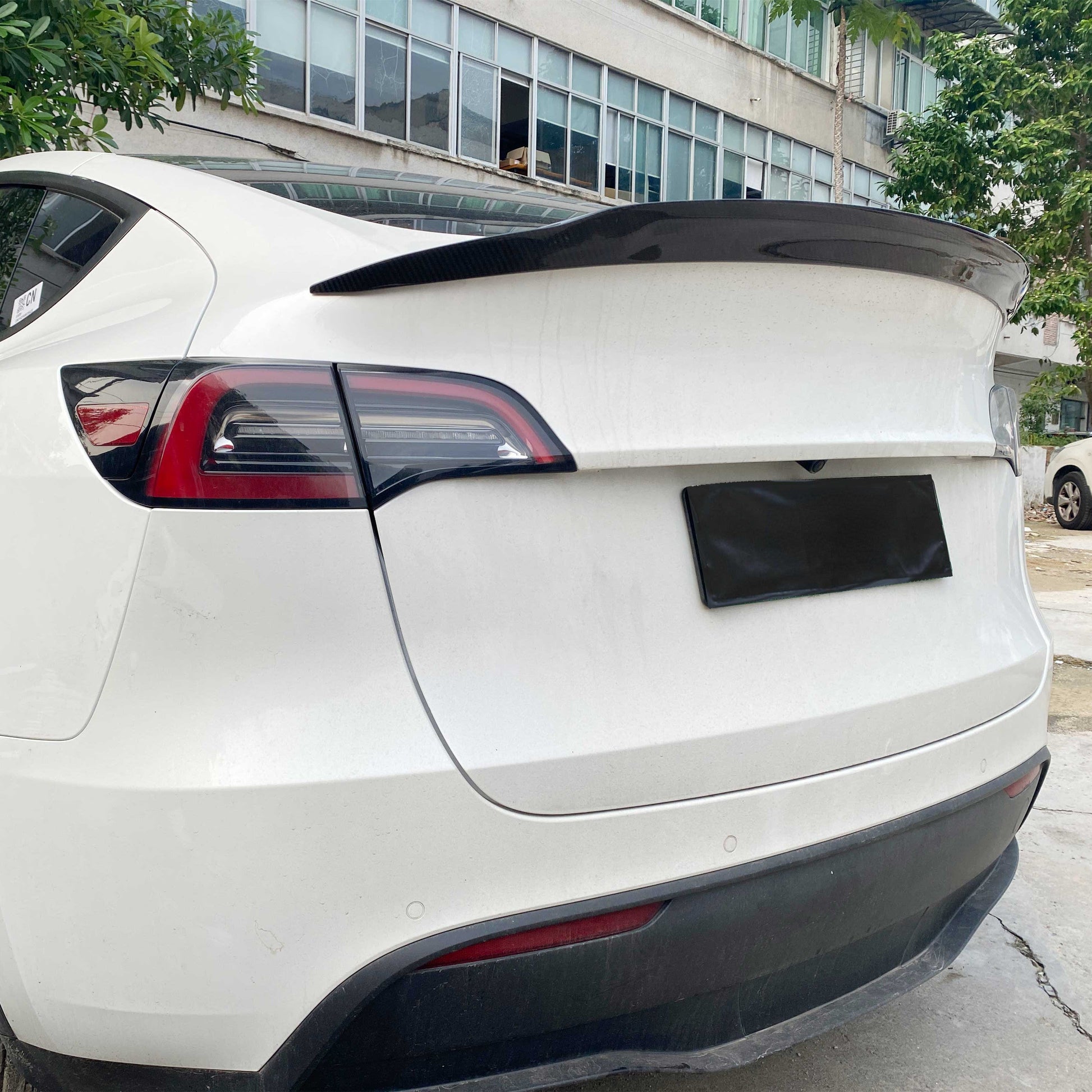 JCING Spoiler per bagagliaio modello Y in fibra di carbonio per Tesla Model Y 2020-2023 HighKick Kit carrozzeria spoiler posteriore Presa di fabbrica Aerodinamica ed estetica migliorate JCING Spoiler per bagagliaio modello Y in fibra di carbonio per Tesla Model Y 2020-2023 HighKick Kit carrozzeria spoiler posteriore Presa di fabbrica Aerodinamica ed estetica migliorate