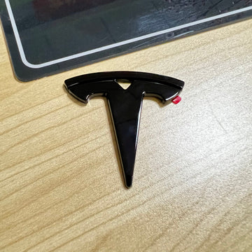 Tampa do logotipo do volante Tesla ABS
