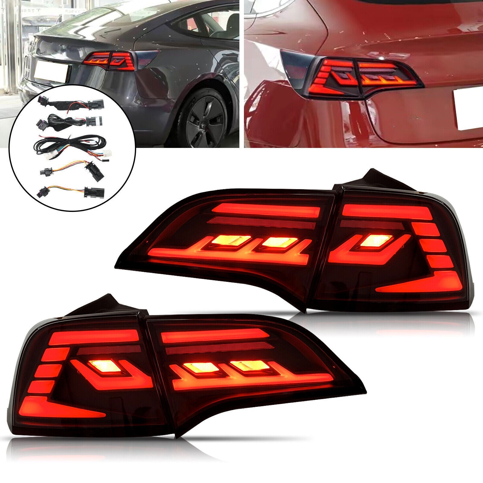 Tesla Rear Lights Tesla Model 3/Y Full LED Tail Light