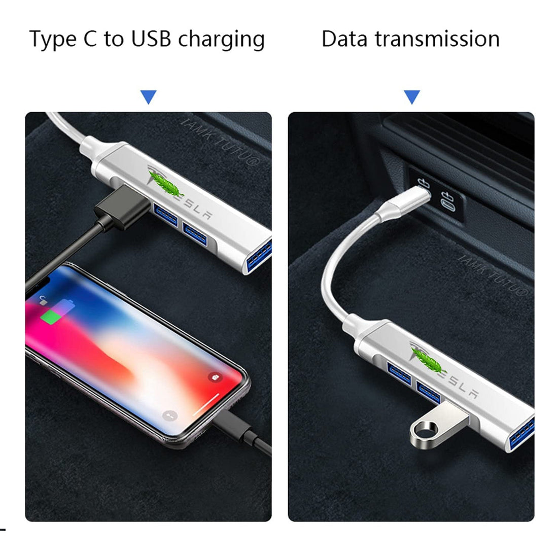 Tesla Usb Ico Hub USB de Tesla | Modo Centinela y centros de carga para Model 3 y ...