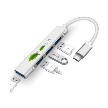 Tesla USB Tepy C Hub egnet til Model 3/Y/S/X 4 i 1 USB 3.0-porte