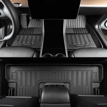 Allwetter-Auto-Fußmatten für Tesla Model S 2016-2020