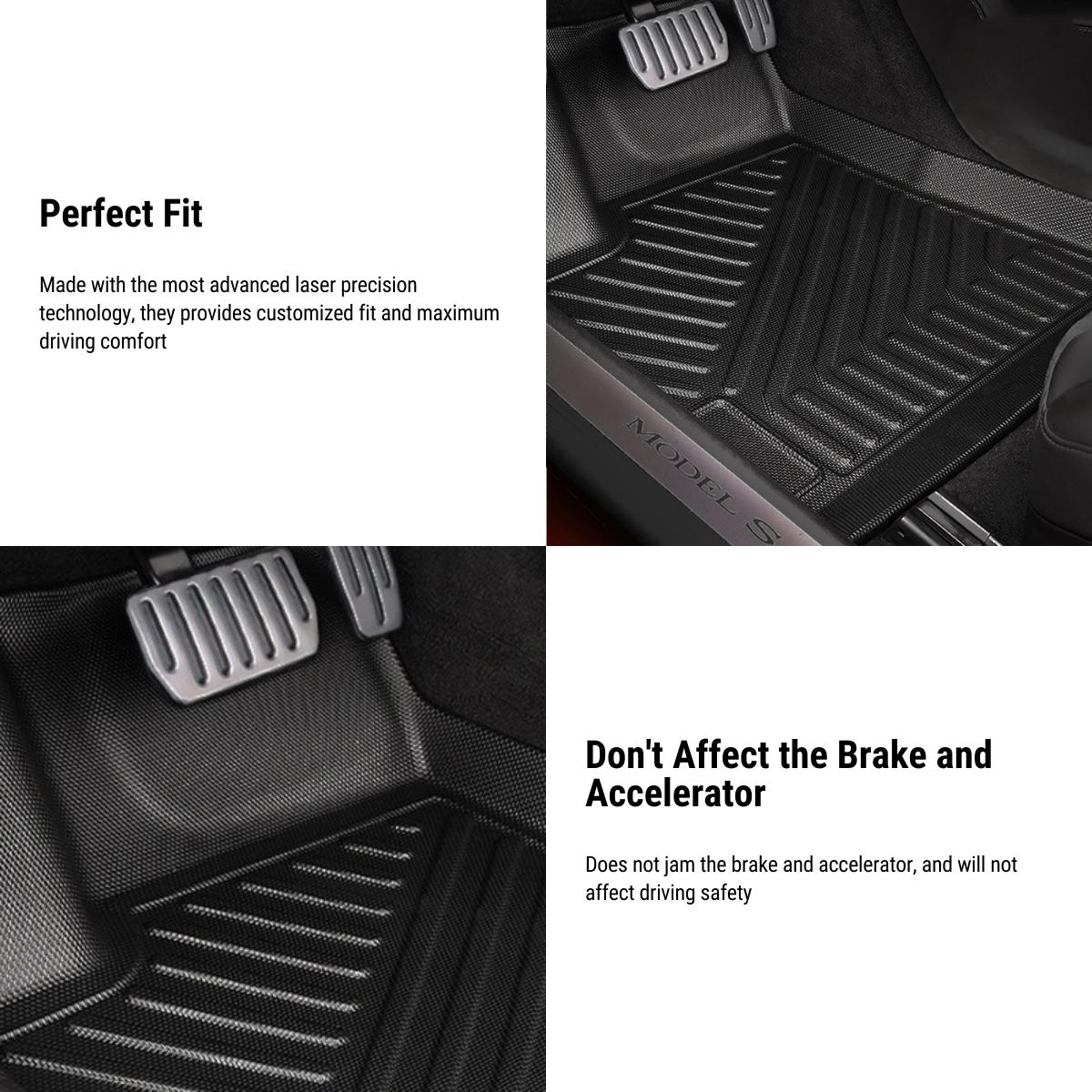 TPE All Weather Floor Mats for Tesla Model S 2016-2020 - Tesery Official Store