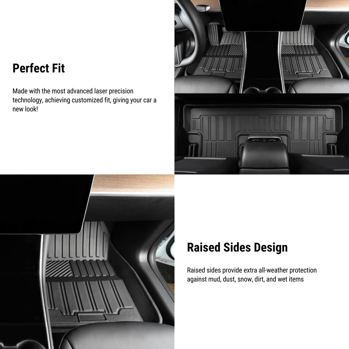 TPE All-Weather Floor Mats for Tesla Model S 2016-2020 - Tesery Official Store