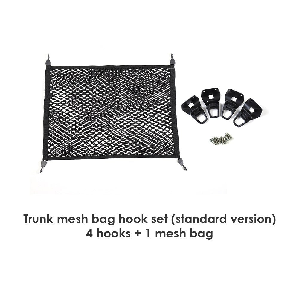 Trunk Cargo Net Installation Accessories for Tesla Model Y 2020-2023 Net Bag Hook Set (Standard Version) 4 Hooks + 1 Net Bag