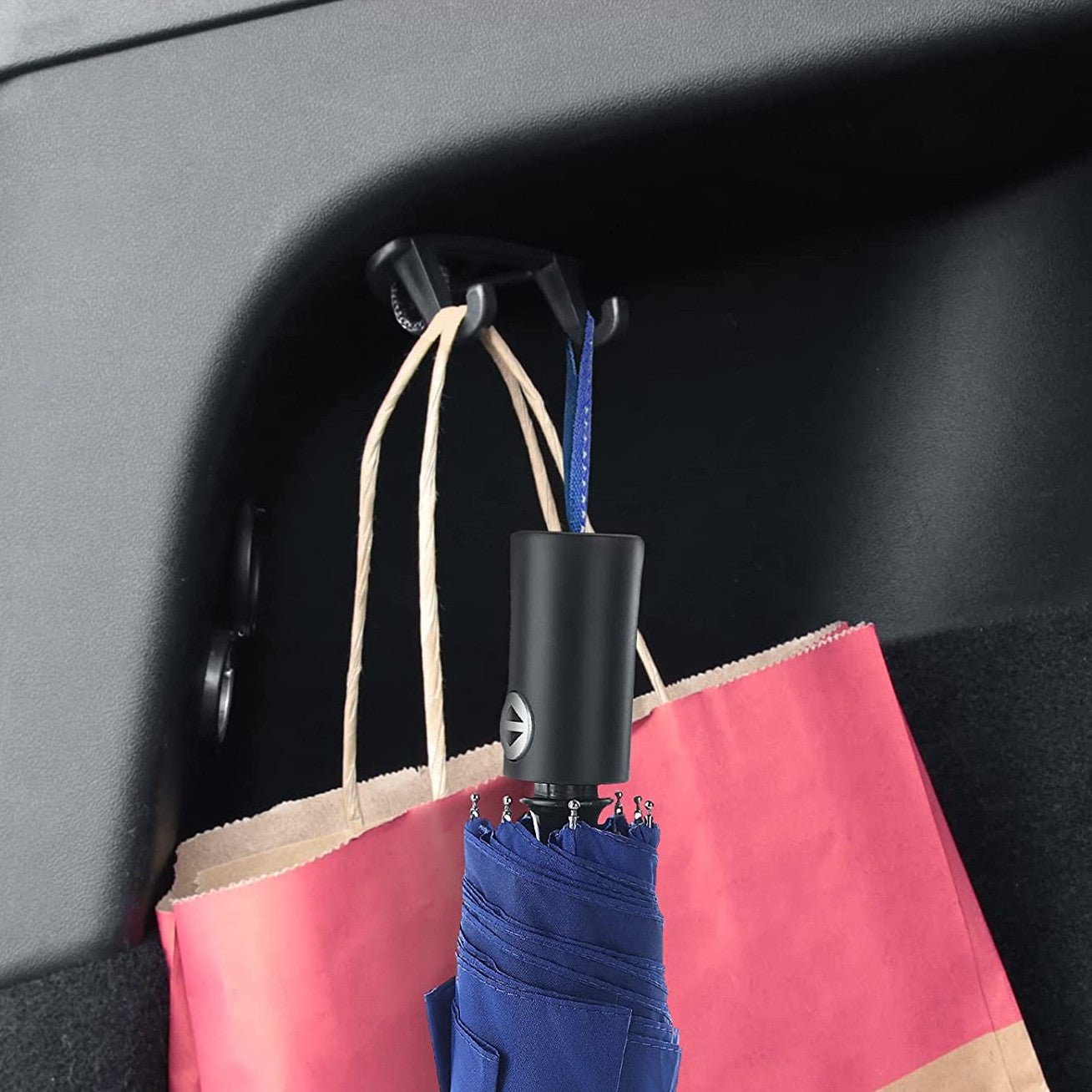2X Trunk Hook for Model Y 2020 2021, Rear Trunk Grocery Bag Holder Hook  Holding Clips Interior Accessories 