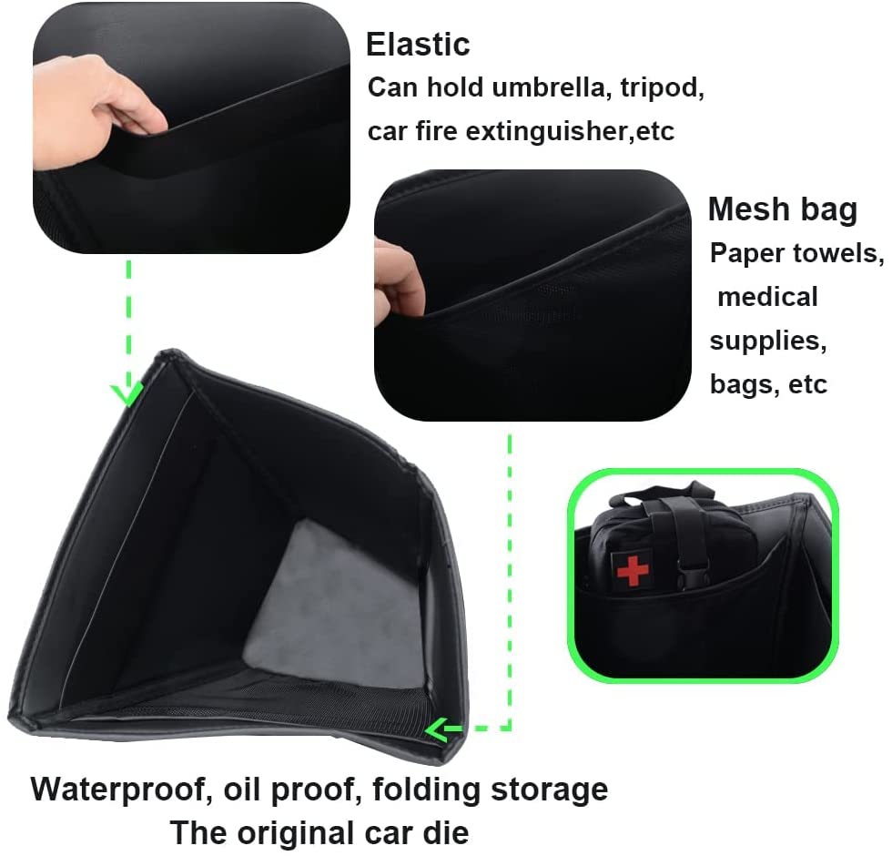 Trunk Left and Right Storage Box - Leather for Tesla Model Y 2020-2022.6 - Tesery Official Store
