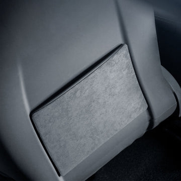 Tumbled leather seat backrest anti-kick cushion for Tesla Model 3 Highland