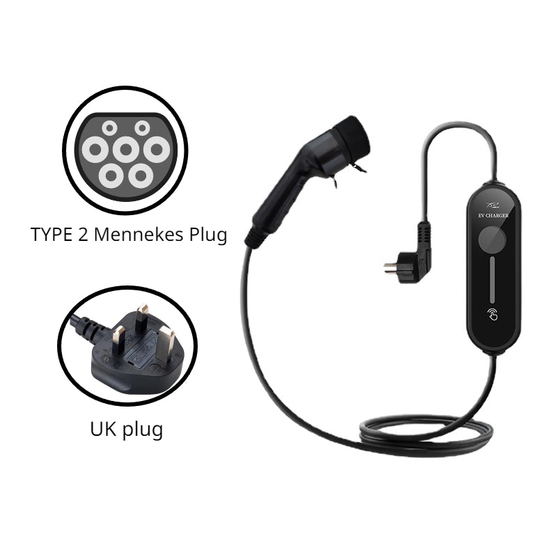 TYPE 2 Mennekes Level 1 Tesla Mobile Charger - Tesery Official Store