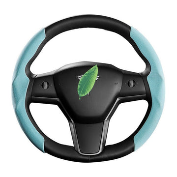 Ultra-thin Alcantara Steering Wheel Cover for Tesla Model 3 / Y