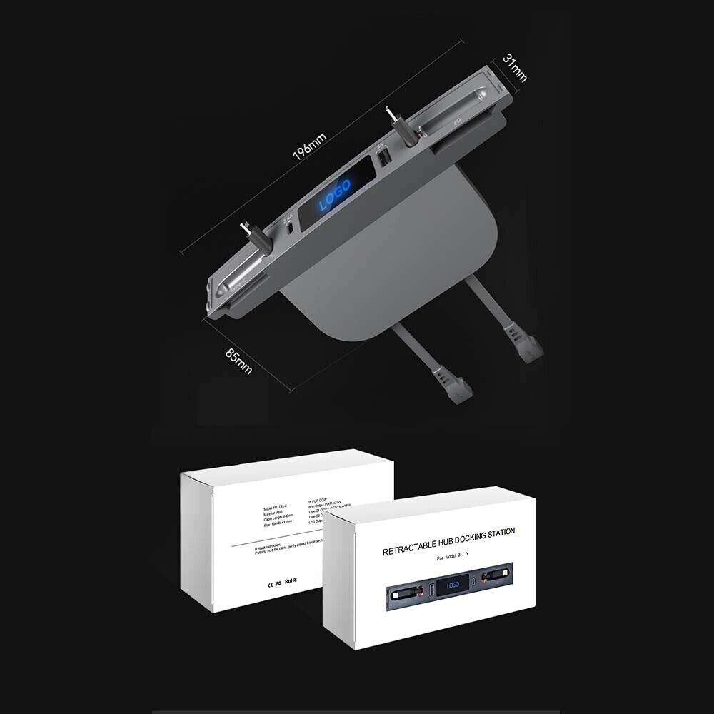 USB Hub Docking Station of Center Console Smart Sensor For Tesla Model3/Y - Tesery Official Store
