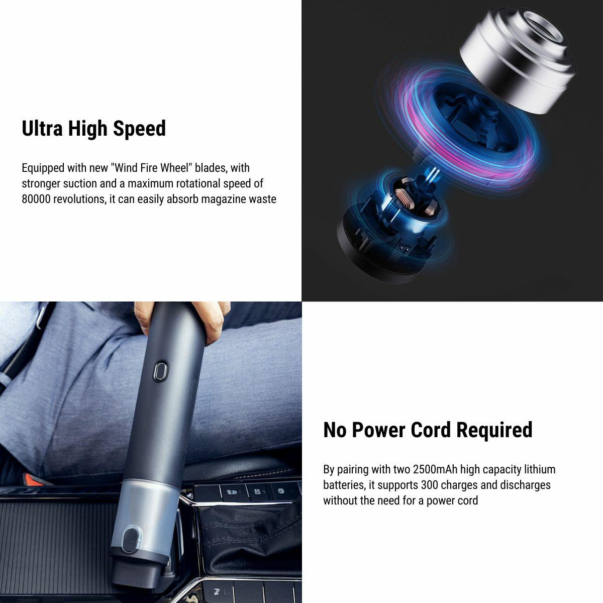 Tesla Vacuum Cleaner Inflator Two in One