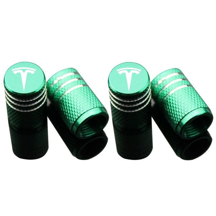 Valve Stem Caps 4 Pack Fit Suitable for Tesla 3/Y/S/X 2017-2023 - Tesery Official Store