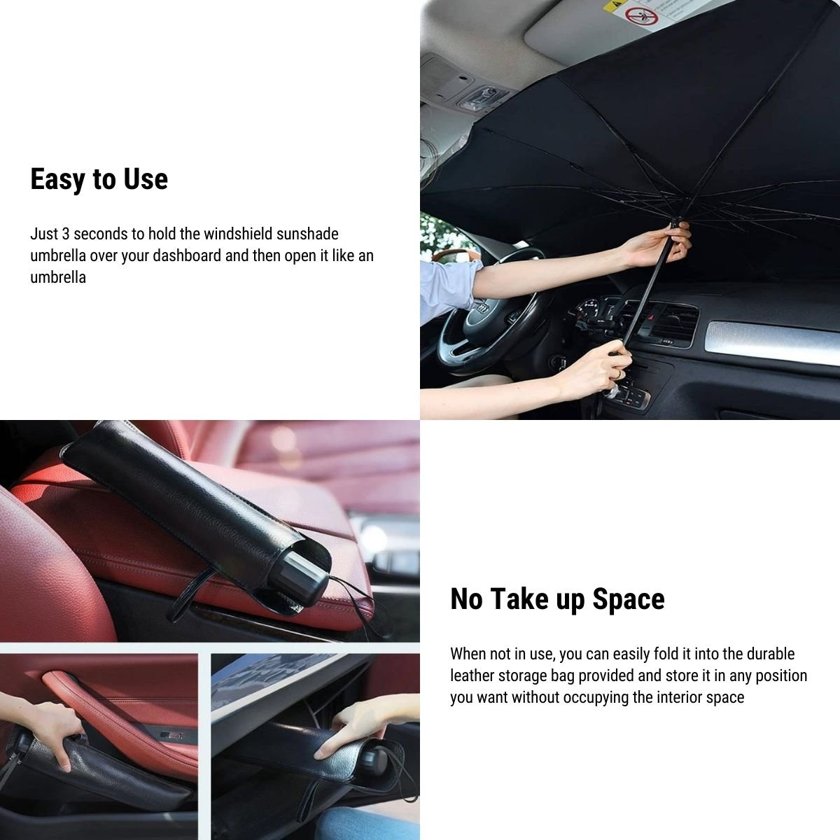 Foldable Car Front Windshield Sunshade Umbrella Block Reviews 2020 