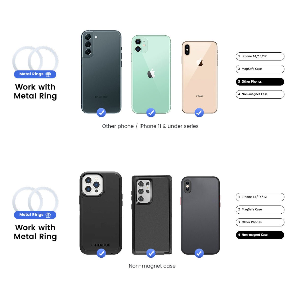 Screen Corner Phone Holder With Adjustable Arm For Tesla Model 3 And Model Y Screen Corner Phone Holder With Adjustable Arm For Tesla Model 3 And Model Y